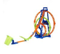Circuit miniature - HOT WHEELS - HMX38 - Triple Looping - Inclus 1 voiture - Multicolore
