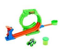 Circuit Monster Truck Hot Wheels Chaos Loop Challenge Wreckin’ Wolf 1/64 Slime Multicolore Multicolore