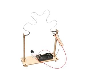 Circuit Science Lab Toy - 14x6x12cm Creative Electricity Kit, Imaginative Thinking Tool, Wooden Instructional Device, Family Communication Activity | Engaging Practical Equipment for Home Classroom