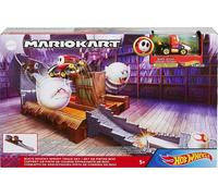 Circuit Shy Guy Boos Spooky Super Mario Kart Playset Avec Véhicule Hot Wheels