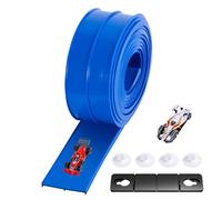Circuit Souple pour - Jouet Circuit Flexible 4,1 m avec Voiture en Métal | Jouet Véhicule avec Ventouses pour Jardin Maison Salle de Jeu Classe Extérieur Anniversaire et Fêtes