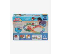 VTech Jeu électronique Tut Tut Bolides – Circuit Tut Tut Express + Peter train à vapeur Multicolore