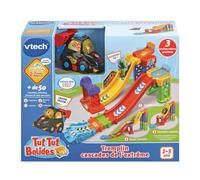 VTech - Tut Tut Bolides - Tremplin Cascades De L'Extrême Et Lucas, Roi du Championnat, 1 Univers De Jeu- 1 Voiture - Version FR