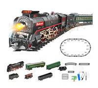 Circuit voiture enfant 28pcs jouets en patchwork pour train à vapeur patchwork de rails DIY avec musique et fonction de