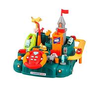 Circuit Voiture Enfant, Piste Aventure de Voiture Jouet Circuit Voiture Jeux Enfant Montessori Jouet Éducatif Jouet Daventure de Voiture Jouets Aventure Automobile pour Enfants Garçon Fille