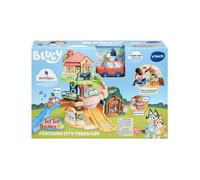 VTECH - TUT TUT BOLIDES BLUEY - PARCOURS CITY TOBOGGAN (+ LA VOITURE FAMILIALE DE BLUEY - Multicolore