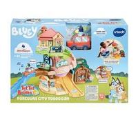 VTech Tut Tut Bolides Bluey - Parcours City Toboggan (+ La Voiture familiale de Bluey)