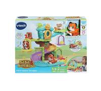 VTech Circuit Tut Tut Animo Bisous – Arbre-cabane toboggan (+ Tamarin le tigre malin) – Multicolore