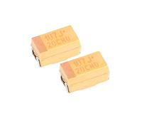 Circuits de contrôle 10 pièces 3216 100 uF 6.3 V 6V3 107 107J Condensateur au tantale SMD