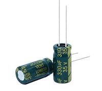 Circuits de contrôle 10 pièces condensateur électrolytique en aluminium haute fréquence basse résistance 35V330UF 330uf35v Volume: 8x16 10x13 (Size : 10x13)
