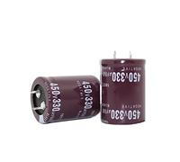 Circuits de contrôle 10PCS 330UF 450V 30x40MM 450V330UF Condensateur Électrolytique En Aluminium
