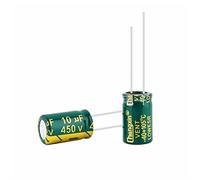 Circuits de contrôle 10pcs Condensateur électrolytique en aluminium haute fréquence à faible résistance 450v10UF 10uf450v Volume: 10x17