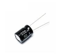 Circuits de contrôle 20PCS 50V220UF 10 * 13mm 220UF 50V 10 * 13 condensateur électrolytique en aluminium