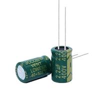 Circuits de contrôle 20pcs Condensateur électrolytique en aluminium haute fréquence à faible résistance 400v4.7UF 4.7uf400v Volume: 8x12
