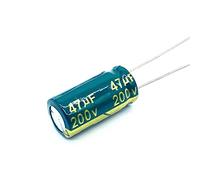 Circuits de contrôle 5pcs 47UF 200v 47UF Condensateur électrolytique en aluminium Taille 10 * 20