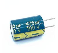 Circuits de contrôle Condensateur électrolytique en aluminium, 100v, 470UF, faible ESR/impédance, haute fréquence, taille 16x25, 470UF, 4 pièces