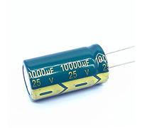 Circuits de contrôle Condensateur électrolytique en aluminium, 25V, 10000UF, basse ESR, haute fréquence, taille 18x35, 10000UF25V, 2 pièces