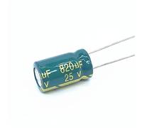 Circuits de contrôle Condensateur électrolytique en aluminium 25V 820UF, faible impédance ESR, haute fréquence, taille 10 * 16, 820UF25V, 10 pièces