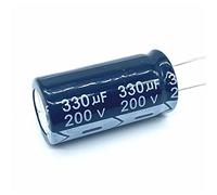Circuits de contrôle Condensateur électrolytique en aluminium, 330UF, 200v, 330UF, taille 18x35mm, 10 pièces