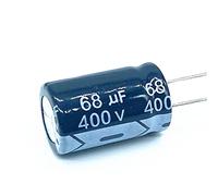 Circuits de contrôle Condensateur électrolytique en aluminium, 400v, 68UF, 400v, 68UF, faible ESR/impédance, haute fréquence, taille 16x25, 4 pièces