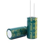 Circuits de contrôle Condensateur électrolytique en aluminium haute fréquence à faible résistance 2 pièces 25v10000UF 10000uf25v Volume: 18x35
