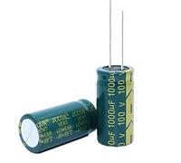 Circuits de contrôle Condensateur électrolytique en aluminium haute fréquence à faible résistance 2 pièces 100V1000UF 1000uf100v Volume: 18x35