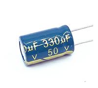 Circuits de contrôle Condensateur électrolytique en aluminium haute fréquence basse impédance 50v 330UF taille 10 * 17 330UF 20 pièces