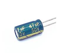 Circuits de contrôle Condensateur électrolytique en aluminium, haute fréquence, basse impédance, 50V, 47UF, taille 6x12mm, 500 pièces, 50V, 47UF
