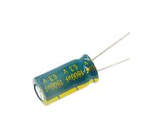 Circuits de contrôle Condensateur électrolytique en aluminium haute fréquence et basse résistance, 10 pièces, 6,3v, 1800uf, 1800uf, 6,3v, Volume: 8x16