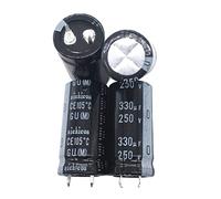Circuits de contrôle Condensateurs 10PCS Snap-in PSU Condensateur, 330uf 250v 20x40mm 250V330uF
