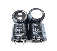 Circuits de contrôle Condensateurs 10PCS Snap-in PSU Condensateur, 68uf 400v 22x20mm 400V68uF