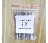 Circuits de contrôle Condensateurs 1210 SMD condensateur kit assorti, 10 valeurs * 20 pièces = 200 pièces 100nF ~ 100 uF kit de bricolage électronique