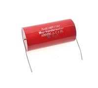Circuits de contrôle Condensateurs 2 pièces 400VDC 20uf rouge générique Audiophiler MKP condensateur de couplage axial for haut-parleur guitare ampli