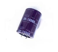 Circuits de contrôle Condensateurs 20pcs Condensateurs électrolytiques en aluminium DIP radial, 16V 25V 50V 63V 80V 100V 10000UF Tolérance 20% (Size : 80V10000UF 35X50MM)