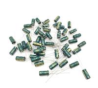 Circuits de contrôle Condensateurs 50 pcs/lot 1 UF 50 V 1 mf 105C 5X11 mm condensateur électrolytique en aluminium 50 V1 UF plomb radial 50 pcs