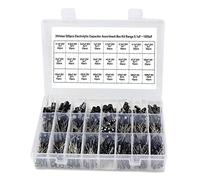 Circuits de contrôle Condensateurs 500 Pcs/lot bricolage 0.1 UF-1000 UF 24 valeurs condensateurs électrolytiques en aluminium 16-50 V mélange condensateur électrolytique kit assorti coffret