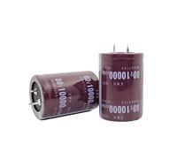 Circuits de contrôle Condensateurs 5pcs Condensateurs électrolytiques en aluminium, 50v 80v 63V 100V 10000uf Radial DIP Tolérance 20% (Size : 80V10000uf 35X50MM)