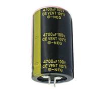 Circuits de contrôle Condensateurs Condensateur électrolytique audio 5 pièces, 100V4700UF 100V 4700UF 30 * 50MM, for amplificateur audio haute fréquence basse ESR