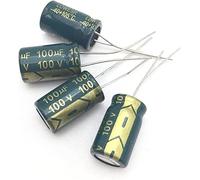 Circuits de contrôle Kit condensateur 10 pièces Condensateur électrolytique en aluminium 100 uF 100 V 10 * 17 mm frekuensi tinggi Condensateurs kapasitor électrolytiques radiaux