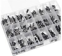 Circuits de contrôle Kit de condensateur 500 Pcs/lot bricolage 0.1 UF-1000 UF 24 valeurs condensateurs électrolytiques en aluminium 16-50 V mélange condensateur électrolytique kit assorti ensemble de