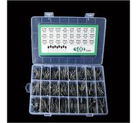 Circuits de contrôle Kit de condensateur 500 pièces/lot 0.1UF-1000UF 24 valeurs condensateurs électrolytiques en aluminium 16-50V condensateur électrolytique mixte kit assorti et condensateurs de boît