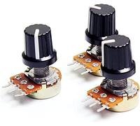 Circuits de contrôle Potentiomètre 5 pièces/lot WH148 avec boutons potentiomètre 10K 15mm potentiomètre linéaire réglage du Volume ensemble de résistances