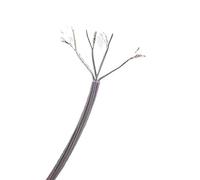 Circuits Solide Fil électrique de lustre, câble électrique transparent de 4*0.14mm/4X26AWG, cordon d'alimentation de lumière pendante for des lampes d'éclairage Connecteur Métier à tisser ( Color : Tr