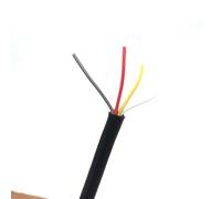 Circuits Solide Ligne Audio de Canal UL2464 de 5 mètres, Ligne électrique en cuivre isolée en PVC à 2 3 4 5 6 7 8 9 10 cœurs, câble métallique gainé 30 28 26 24 22 20AWG Connecteur Métier à Tisser (C