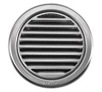 MKK-Shop Couvercle de ventilation circulaire Ø110 mm en acier inoxydable