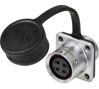 circulaire femelle, droit Ø 12 4 pôles 200 V/AC 5 A IP67 Push-Pull Weipu SF1213/S4