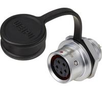 circulaire femelle, droit Ø 12 5 pôles 180 V/AC 5 A IP67 Push-Pull Weipu SF1212/S5