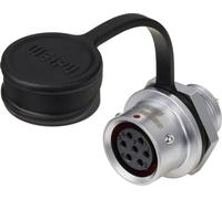 circulaire femelle, droit Ø 12 7 pôles 125 V/AC 5 A IP67 Push-Pull Weipu SF1212/S7