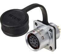 circulaire femelle, droit Ø 12 9 pôles 125 V/AC 3 A IP67 Push-Pull Weipu SF1213/S9