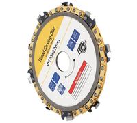 Circulaire Lame de Scie - 5 Pouces/125 mm Angle Broyeur Disque de Chaîne - Tronçonneuse Broyage Sculpture Taille Roue Lame